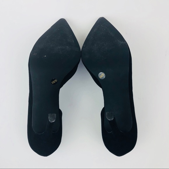 BCBGeneration PL-Ttrilda Black Studded Suede Heels - Picture 7 of 7